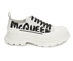 Buy Original Alexander McQueen Tread Slick Lace Up Optic White Mens Shoes