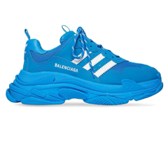 Balenciaga x Adidas Triple S Sneakers - Outlet - Men's Blue & White