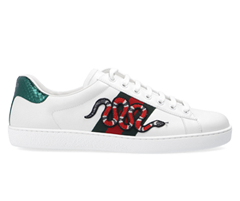 Gucci Ace Sneakers with Patch - Outlet Sale for Men