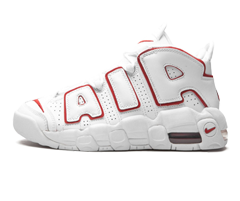 Sale Nike Air More Uptempo GS - White / Varsity Red Women Sneakers