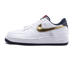 Buy Men's Nike Air Force 1 '07 White/Metallik Gold-Obsidian - Original