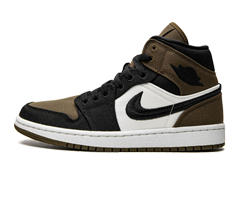 Women's Air Jordan 1 Mid SE - Olive Toe - Buy Now!