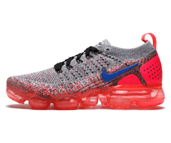 Buy women's Nike Airmax Vapormax Fluknit White/Ultramarine-Hot Punch at the Outlet.