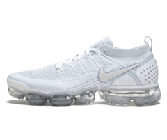 Buy Nike Air Vapormax Flyknit 2 from our outlet - White with White-Vast Grey for men.