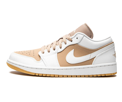 Buy Men's Air Jordan 1 Low Hemp/White Original Sneakers