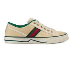 Buy Men's Gucci Tennis 1977 Low-Top Sneakers - Beige/Green/Red Now!