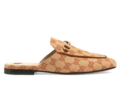 Gucci Princetown GG canvas slipper: Buy Now at our Outlet Sale!