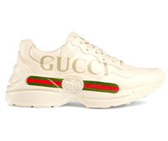 Buy Men's Gucci Rhyton Logo Leather Sneaker - Outlet Sale