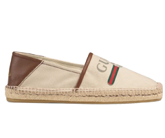 Buy Gucci Logo Canvas Espadrille for Women from the Outlet