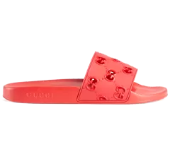 Gucci Rubber GG Slide Sandal
