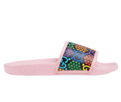 Gucci Sale! Shop now for the new Psychedelic Slides Sandal Pink for men.
