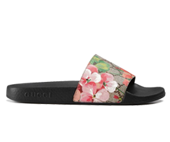 Buy the new Gucci Blooms Supreme Slide Sandals for women !