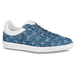 Buy the New Louis Vuitton Luxembourg Sneaker in Navy Blue for Men