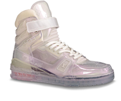 Alt- Buy the original Louis Vuitton Trainer Sneaker Boot with Transparent Material and White for Men