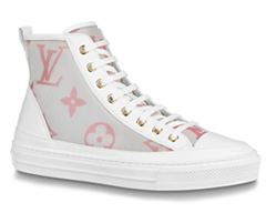 Women's Louis Vuitton Stellar Sneaker Boot Pink - Outlet