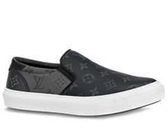 Buy Louis Vuitton Trocadero Slip On Black Monogram Eclipse Canvas Men's Outlet