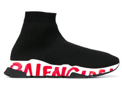 Shop Balenciaga Speed Graffiti Red for Sale Now at Outlet