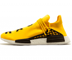 Brand new Pharrell Williams NMD Human Race yellow sneakers for men - Original