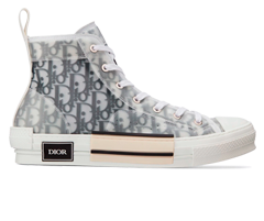 Buy Dior Women's High-Top White and Black Oblique Canvas from the Outlet