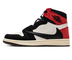 Air Jordan 1 High OG TS SP Black Red - New for Men