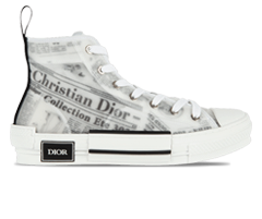 Buy Dior B23 High Newsprint White Black for Men at the Outlet for a Sale.