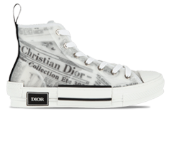 Women's Buy Outlet: Dior B23 High Newsprint White Black