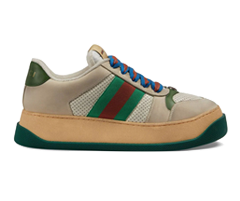 Gucci Cream White/Dark Green/Dark Red