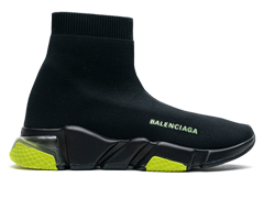 Buy the original and new Balenciaga Speed Clear Sole Black Yellow Fluo for men.