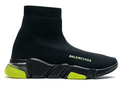 Balenciaga Speed Clear Sole Black Yellow Fluo for Women - Buy Original and New