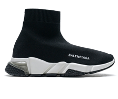 Balenciaga Speed Clear Sole Black White Men's Buy Now!