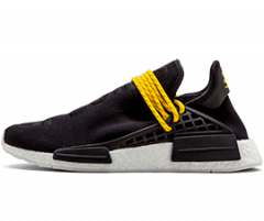 Black NMD Human Race Shoes For Women - Pharrell Williams Style - Outlet