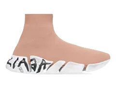 Balenciaga 2.0 Graffiti Sneakers Dark Beige Hue