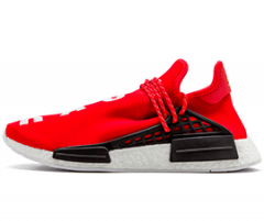 Men's Pharrell Williams NMD Human Race Scarlet Shoes - Buy Now at Outlet