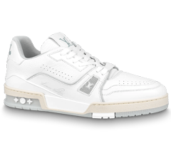 Men's Louis Vuitton Trainers - White, Grained - Shop the Outlet Sale Now!