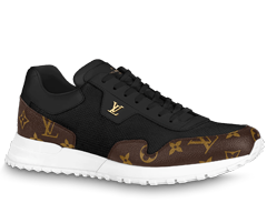 Louis Vuitton Run Away Sneaker - Black Monogram canvas and mesh, on Sale now at Outlet prices, shop Original.