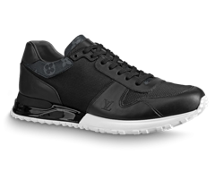 Chic leather sneaker perfect for any outfit - Louis Vuitton Run Away Sneaker - Black Monogram Canvas, Outlet