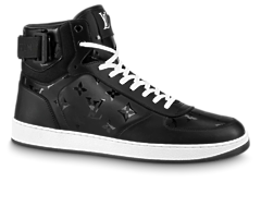 Louis Vuitton Rivoli Sneaker Boot for Men - Buy Original, New and Black Calf Leather & Monogram Metallic Canvas