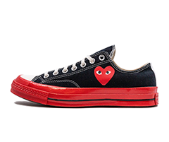 Converse Low-Top - Black/Red/White