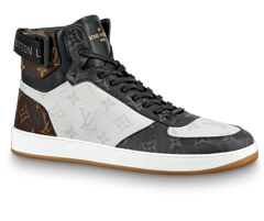 Men's Original Monogram Canvas Louis Vuitton Rivoli Sneaker Boot from Outlet