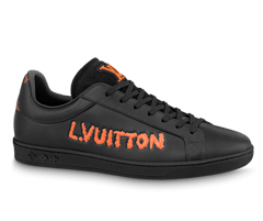 Buy Orange Calf Leather Louis Vuitton Luxembourg Samothrace Sneaker for Men - Outlet Original