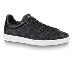 Louis Vuitton Men's Eclipse Grey Luxembourg Monogram Canvas Sneaker - Buy Outlet New