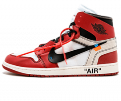 Women's Air Jordan 1 Off-White - Chicago Red exclusive from Original.
