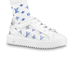 Women's Louis Vuitton Time Out Sneaker Silver Outlet!