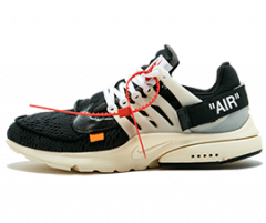 Women's Nike X Off White Air Presto - Authentic Black and White Shoes