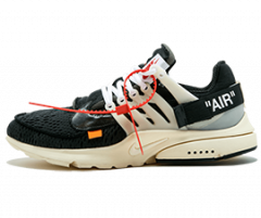 Men's Nike x Off White Air Presto in black & white