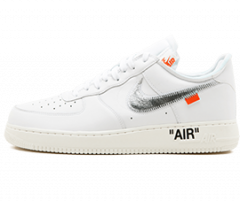 White leather Nike x Off White Air Force 1 07 shoes for women - Buy New