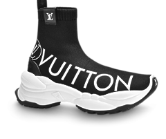 Be On Trend with the Louis Vuitton Run 55 Women's Sneaker Boot Black - On Sale Now!