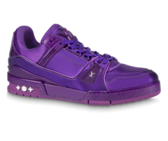 Sale on Men's LV Trainer Sneaker Purple â€” Get it Now!