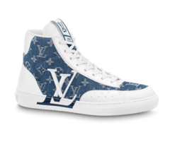 Buy Women's Louis Vuitton Charlie Sneaker Boot Blue - On Sale Now!