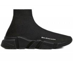 Men's Mid-Positioned Balenciaga Speed Runner in Black - New